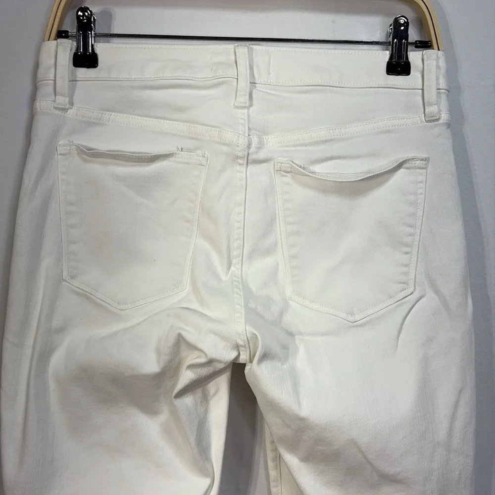 🐩 Gap white denim, curvy true skinny jeans